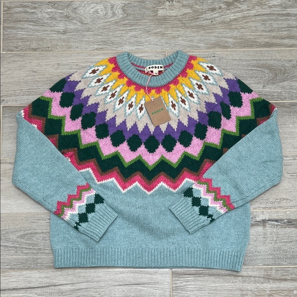Boden Eleanor Fair Isle Sweater - Picture 3 of 10
